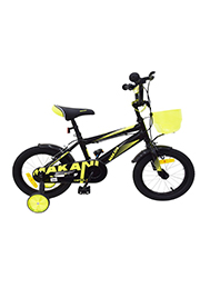 Велосипед детский 2-4 года, Makani 12" Diablo Black Yellow /040628/