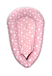 Гнёздышко для новорожденного 3-в-1 Lorelli, Pink Stars /20030160004/