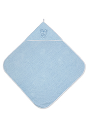 Детское махровое полотенце с уголком Lorelli BLUE/20810420004r/
